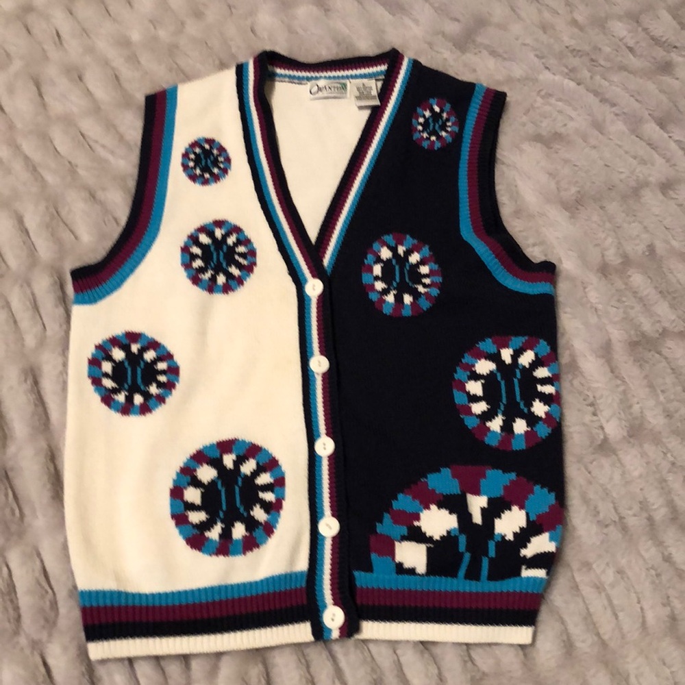 Vintage Quantum By Hanasport Tennis Sweater